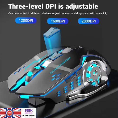 Wireless gaming mouse rgb - rgb, led