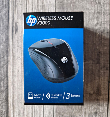 X3000 wireless mouse black - mouse,