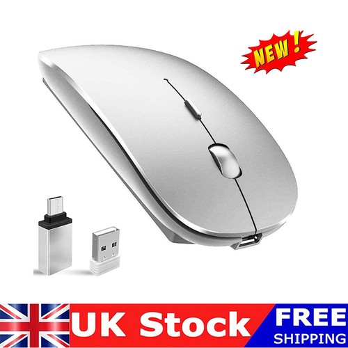Silver usb wireless mouse - usb,