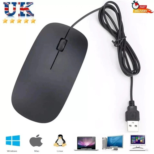 Wired usb optical mouse - usb,