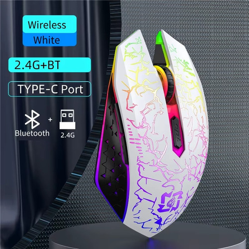 Wireless gaming mouse rgb led - rgb,