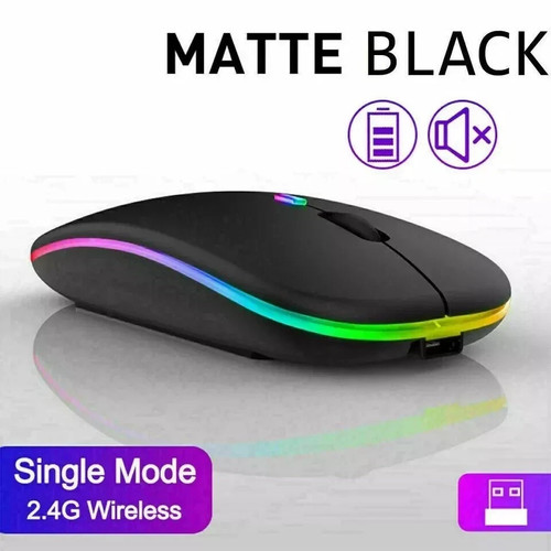 Rgb led wireless mouse - rgb,