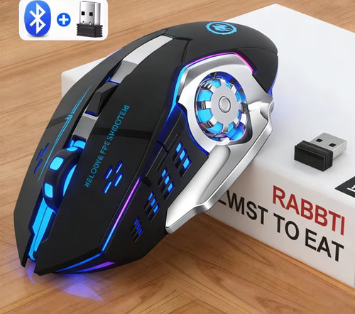 Wireless gaming mouse rgb led - wireless,