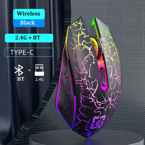 Wireless gaming mouse rgb led - gaming,