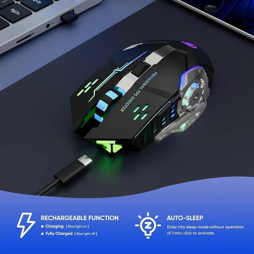 Wireless gaming mouse rgb - uk,