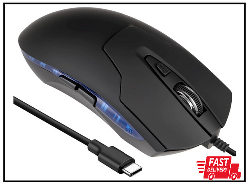 Wired usb mouse compact - c, mouse,