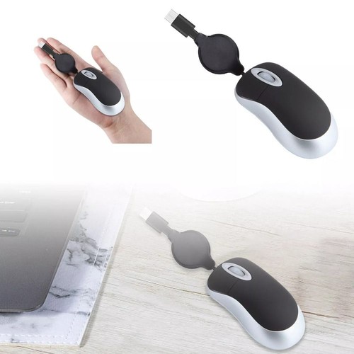 Retractable cable wired mouse - retractable,