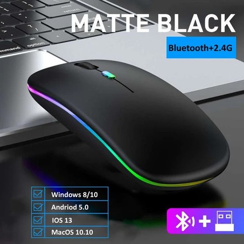 Rgb led wireless mouse - rgb,