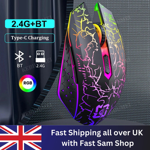 Wireless gaming mouse rgb - gaming, led