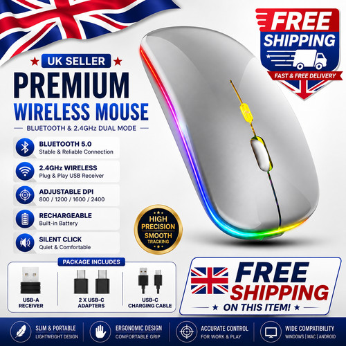 Wireless mouse rechargeable - wireless,