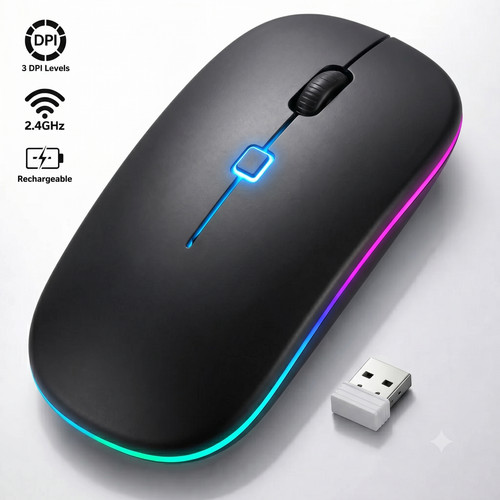 Wireless mouse rechargable - wireless,